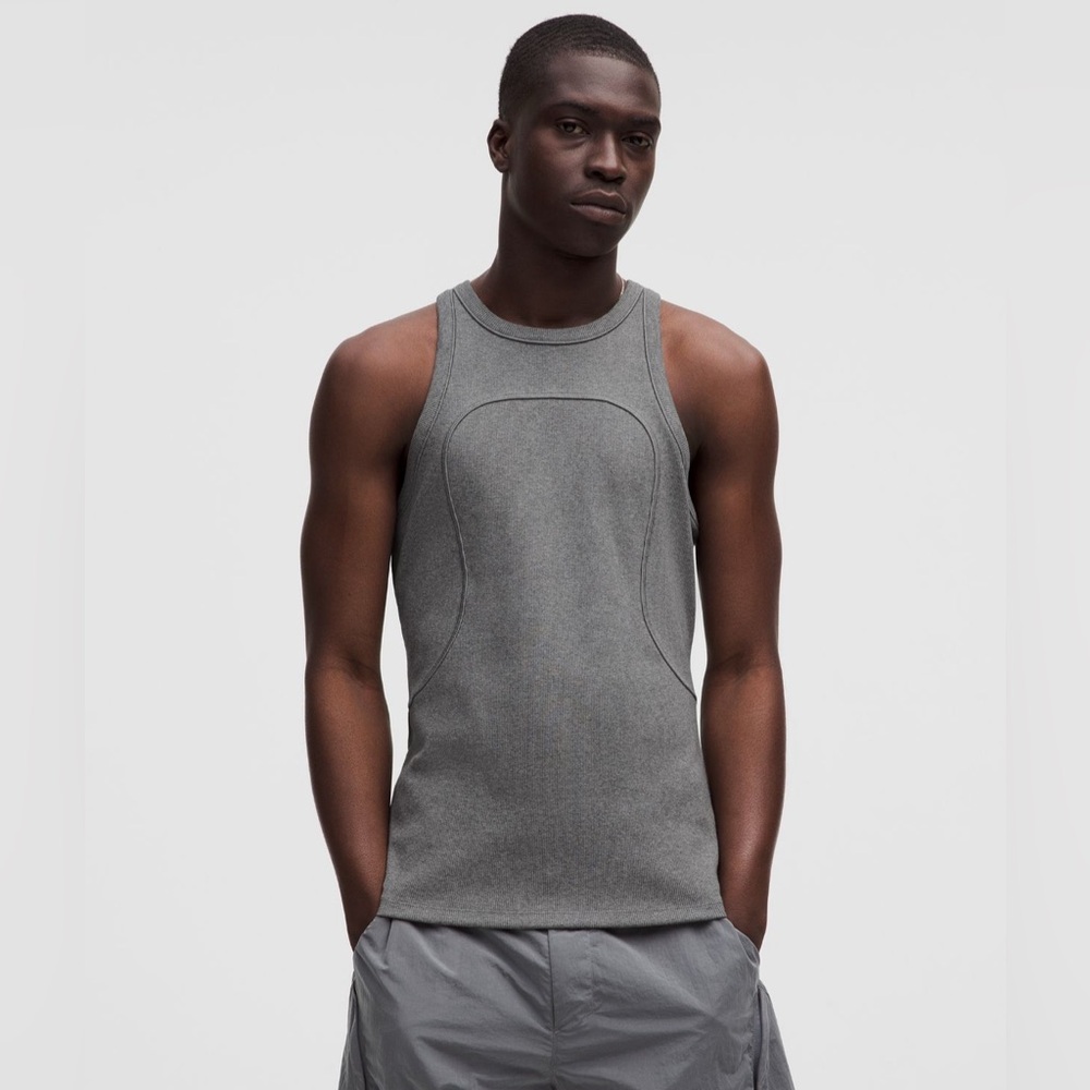 ‼️SOLD‼️Lululemon Men’s Ribbed Cotton Tight Fit Tank